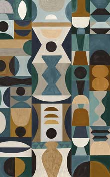 MODELAGE - BLEU/CELADON / BLUE/CELADON - WALLPAPER PANEL 