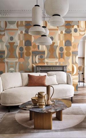 MODELAGE - BLEU/CELADON / BLUE/CELADON - WALLPAPER PANEL 