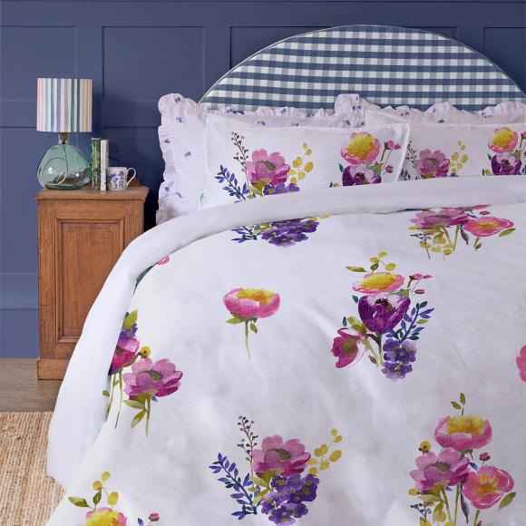 Bluebellgray Poppy double duvet cover set (with 2 pillowcases) Multi