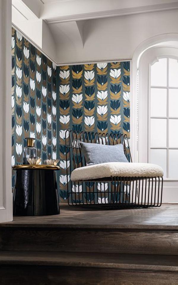 DAUPHINE - MARINE/DORE / BLUE/GOLD