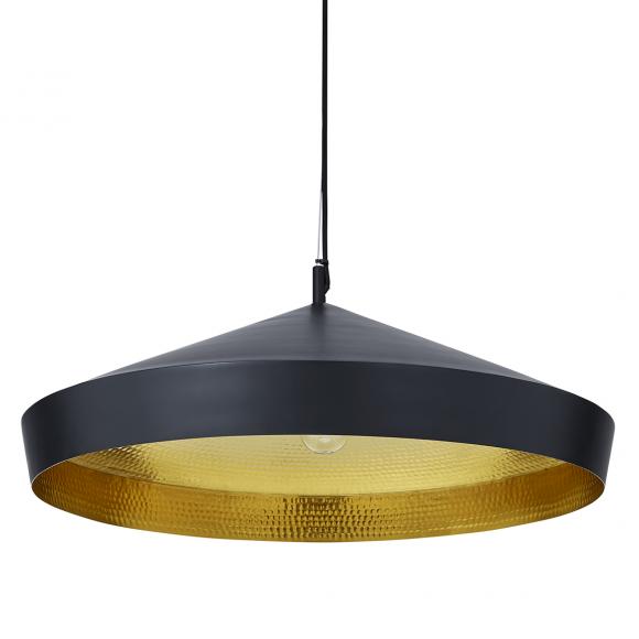 Tom Dixon Beat LED Flat Pendant Black BLS06-PEUM5 Pendant Light Black