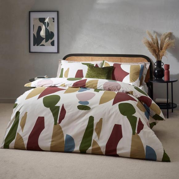 HÖEM Meta Multi super king size duvet cover set (260/220cm plus 2 x pillowcases 50/75cm) Multi