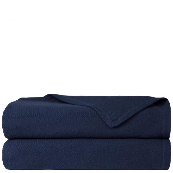 Ralph Lauren Home Conor Navy Blanket bed blanket 275/230cm Blue