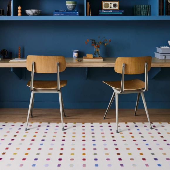 Chilewich Sampler Woven Rug rug 59cm x 92cm multi