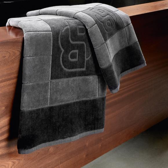 Boss Home Double B Towel Charcoal  Hand Towel - 50 x 100 cm Charcoal