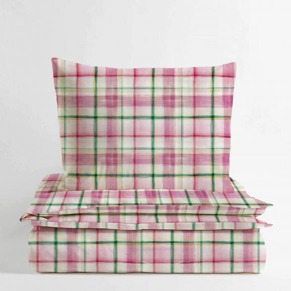 Bluebellgray Islay double duvet cover set (with 2 pillowcases) Pink Multi