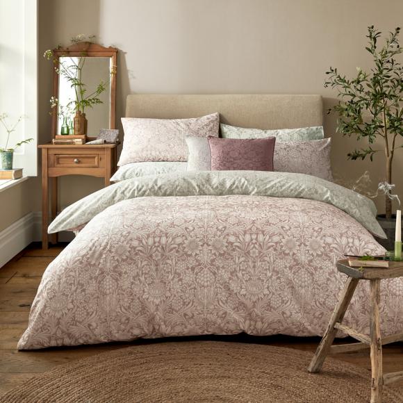 William Morris At Home Sunflower Clay single duvet cover set 137/200cm + 50/75cm (1) Clay