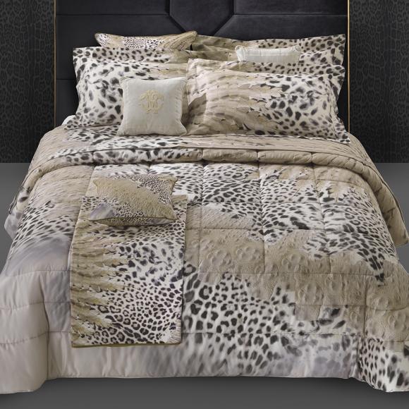 Roberto Cavalli Wild Ray Comforter Quilted Comforter 2026086 270/260cm 001 Ivory
