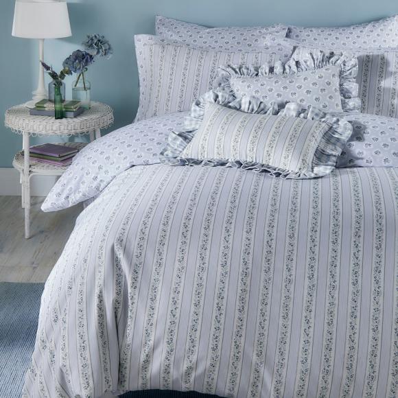Cath Kidston Ticking Stripe single duvet set Blue
