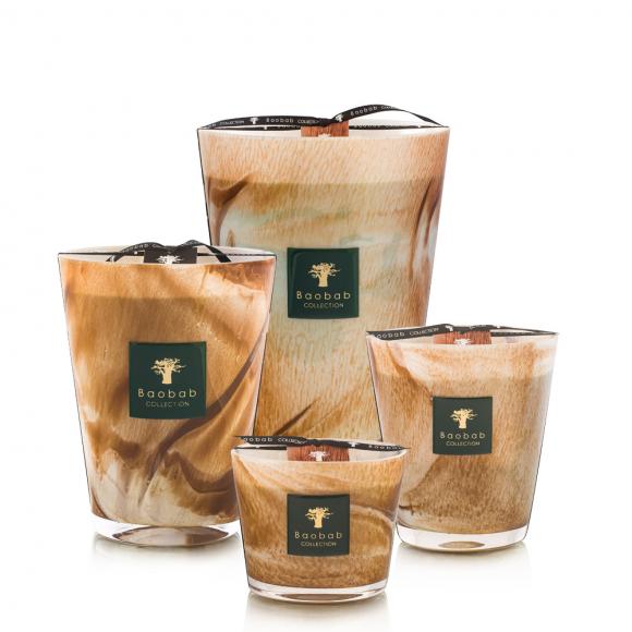 Baobab Collection Tichka Candle - Atlas Collection max 10 candle | 60 hours Brown with Green Wax