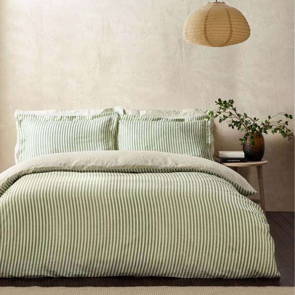 Yard Hebden Forest Duvet Cover Set king size duvet cover set (with 2 pillowcases) Forest Green