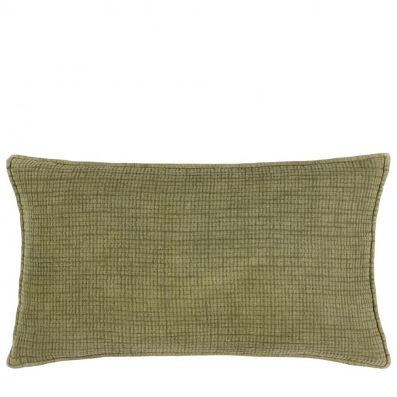 Yard Yard Ribble Acid Washed Cushion Khaki Cushion 40cm x 60cm (Polyester Filled) Khaki