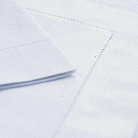 Peter Reed Linen Union Collection Fitted Sheet Metric Single Fitted Sheet White