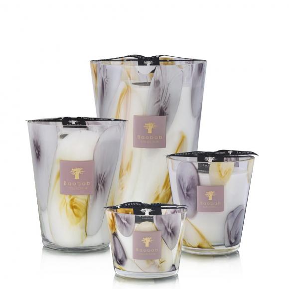 Baobab Collection Eilenroc Candle - Riviera Collection Max 10, 60 hours Mauve & Saffron
