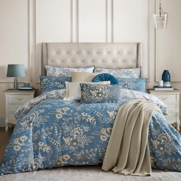 Laura Ashley Marlbrook Duvet Cover Set Dusky Seaspray super king duvet cover set (with 2 pillowcases) Dusky Seaspray