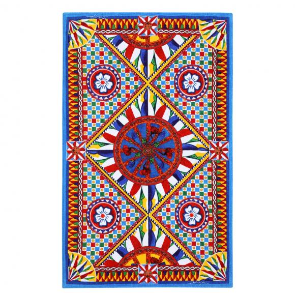 Dolce & Gabbana Casa Carretto 036 Beach Towel Beach Towel 120cm x 190cm Multi