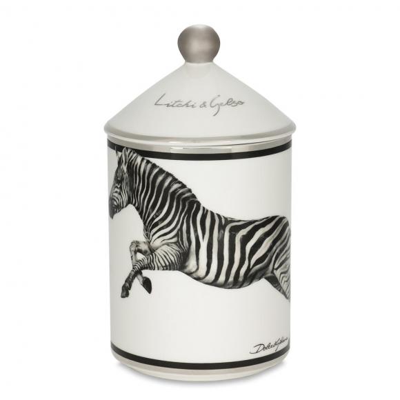 Dolce & Gabbana Casa Zebra Perfumed Candle 019 candle 340gr white
