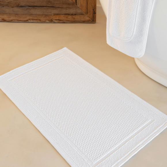 Graccioza Bee Waffle Bath Mat Bath Rug 50cm x 80cm Fog