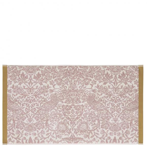 William Morris At Home Strawberry Thief Bath Mat Plaster Pink Bath Mat 50cm x 90cm Plaster Pink