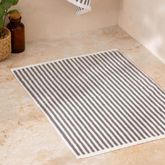 Yard Hebden Grey Bath Mat Bath Mat 50/70cm Grey