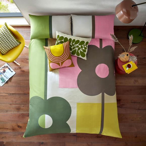 Orla Kiely Abacus Block Duvet Cover Set double duvet set (200/200cm plus 2 x pillowcases 50/75cm) Multi