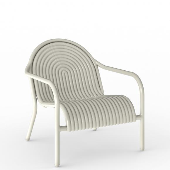 Tom Dixon Groove Lounge Chair Putty GRLC01PU Lounge Chair Putty