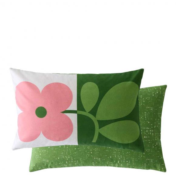 Orla Kiely Floret Cushion Bubblegum-Basil filled cushion 40/60cm Bubblegum-Basil