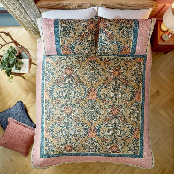 William Morris At Home Kelmscott Navy Rose double duvet cover set 200/200cm + 50/75cm(2) Navy Rose