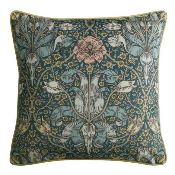 William Morris At Home Spring Thicket Cushion Mineral cushion 45/45cm Gold-Brick Pink