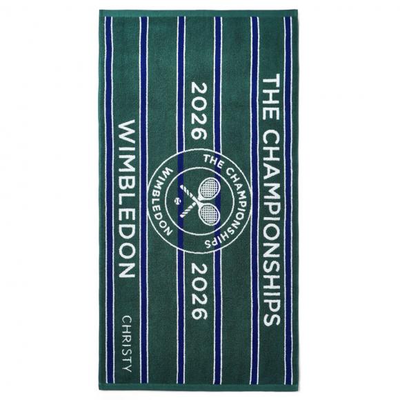 Christy Wimbledon Championship Towel Green / Purple championship towel Green / Purple