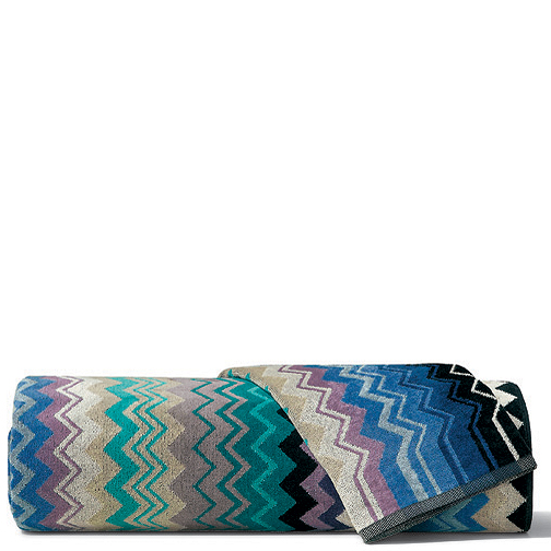 Missoni Home Giacomo 170 towels Giacomo 170 Hand Towel 40cm X 70cm Blue