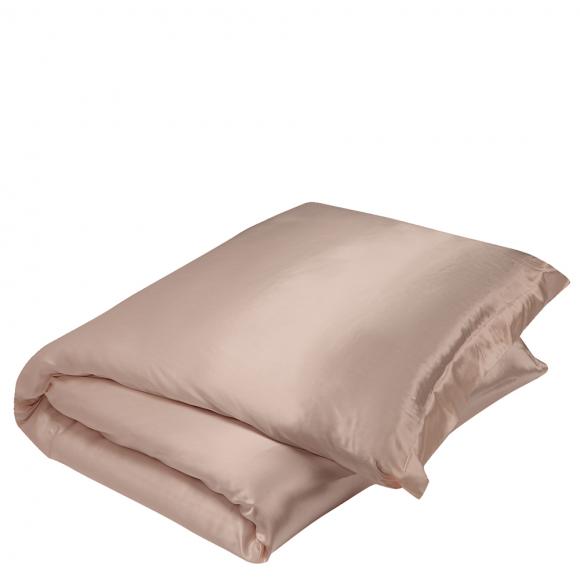 Gingerlily Plain Blush Mulberry Silk Duvet Cover Super King Duvet Cover 260/220cm Blush
