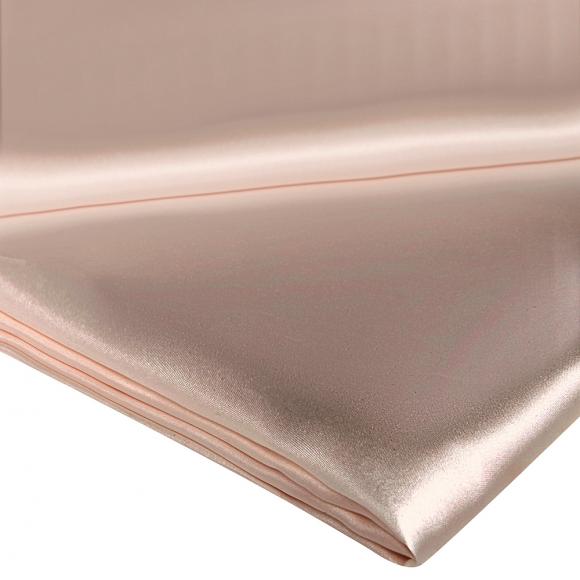 Gingerlily Plain Mulberry Silk Blush Flat Sheet Double Flat Sheet Blush