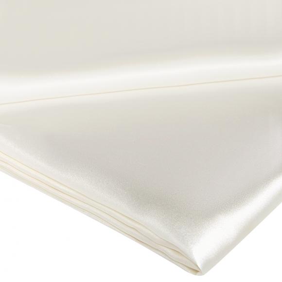 Gingerlily Plain Mulberry Silk Ivory Flat Sheet Double Flat Sheet Ivory
