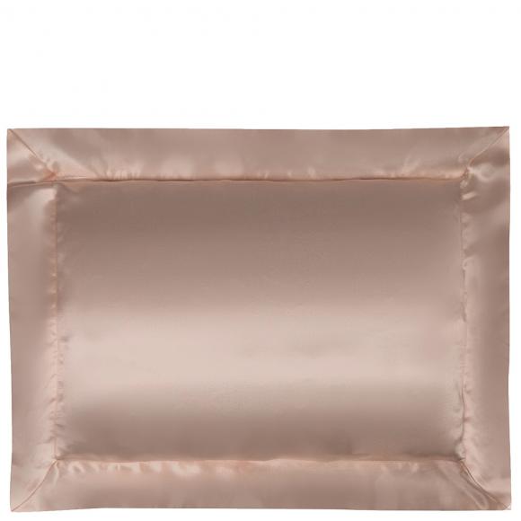 Gingerlily Plain Mulberry Silk Blush Pillowcases Square Pillowcase Blush