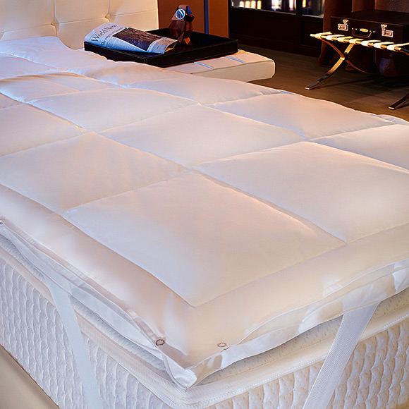 Brinkhaus The  Twin Topper - Two Part Bed Topper 200cm X 200cm Topper 29546 White