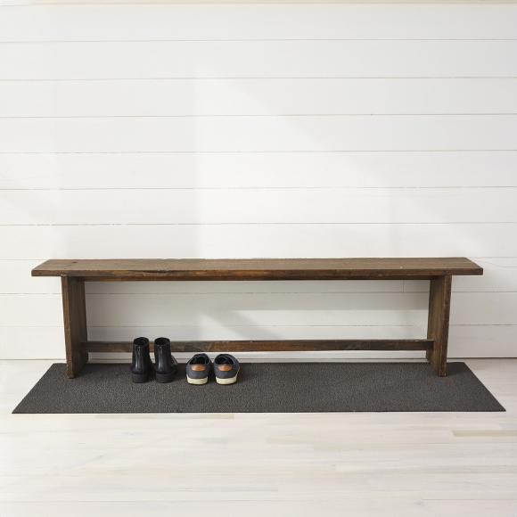 Chilewich Solid Mercury Shag Mat Utility Mat 61cm x 91cm 202S-SHAG-MERC mercury