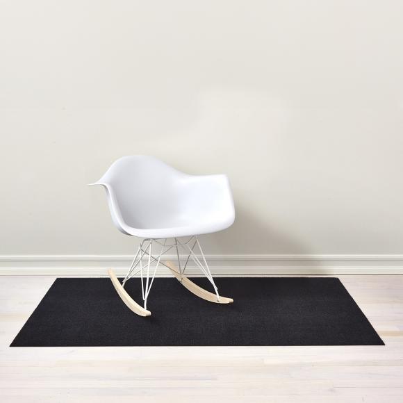 Chilewich Solid Black Shag Mat Doormat 46cm x 71cm  200S-SHAG-BLAC black