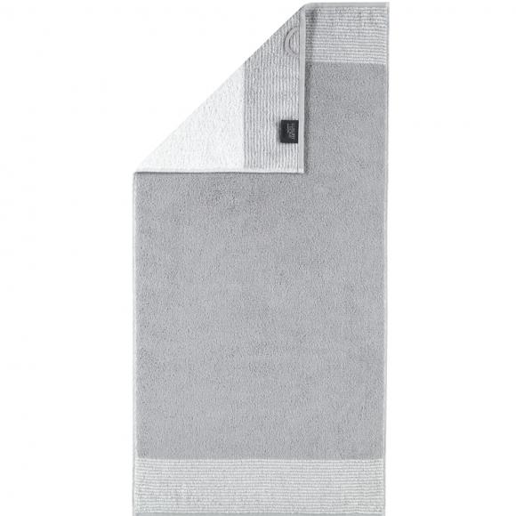 Cawo Two Tone Silver 76 guest towel silver