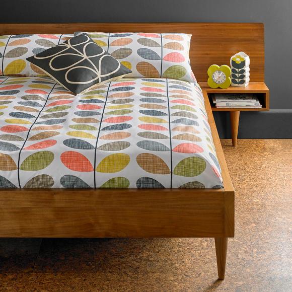 Orla Kiely Scribble Stem Multi single duvet cover multi