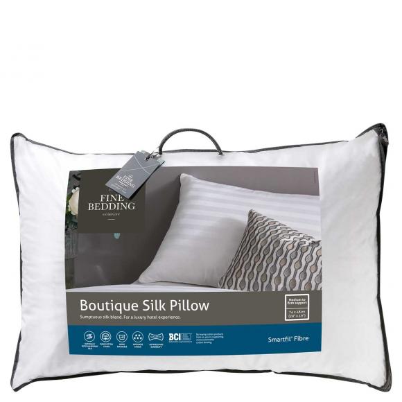 The Fine Bedding Company The Boutique Silk Pillow pillow white jacquard