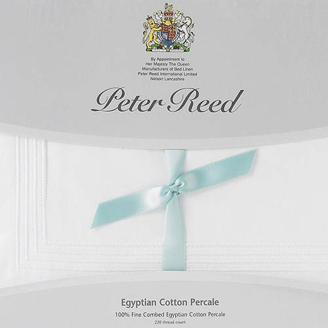 Peter Reed 260TC Fitted Sheet Single Fitted Sheet White