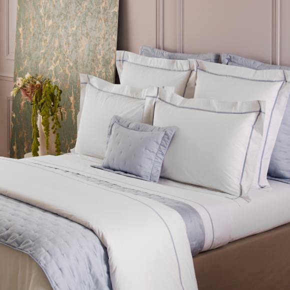 Yves Delorme Athena Flat Sheets king size flat sheet 270/295cm céleste