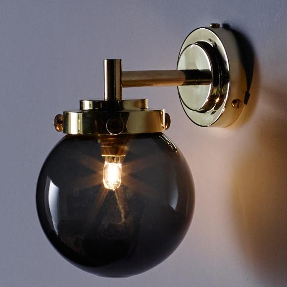 Original BTC Mini Globe Wall Light mini globe wall light FW543/OP/CH opal with chrome