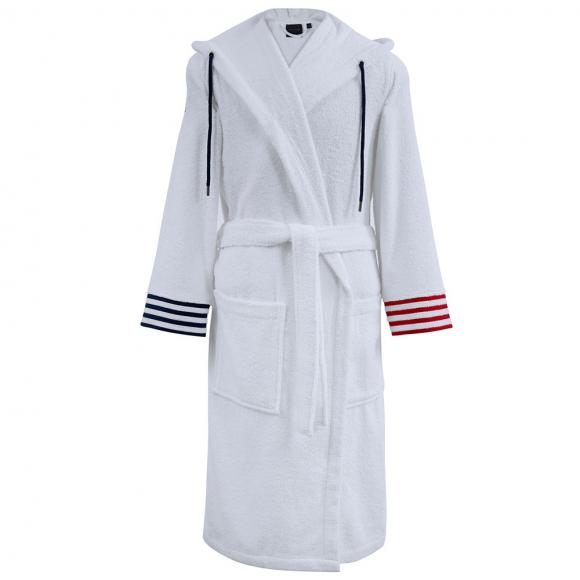 Ralph Lauren Home Travis White Hooded Robe S/M white