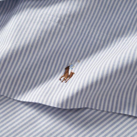 Ralph Lauren Home Oxford Flat Sheet Blue Double 240/280cm Blue