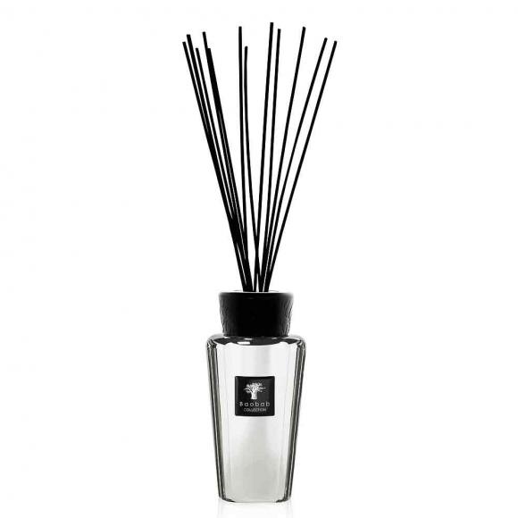 Baobab Collection Platinum Lodge Diffuser - Exclusives Collection  Diffuser 500ml with Black Sticks Platinum
