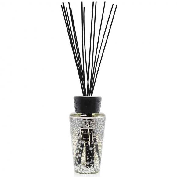 Baobab Collection Pearls Black Lodge Diffuser - Pearls Collection  Diffuser 500ml with Black Sticks Black