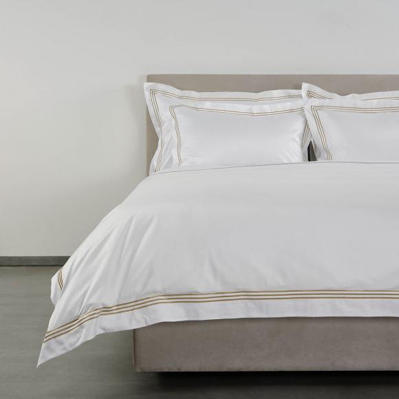 Celso de Lemos Ram Duvet Cover oxford 200cm x 200cm (+7cm) double 109 Silver