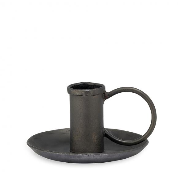 Nkuku Amri Iron Candlestick Antique Black AC9401 candlestick Antique Black